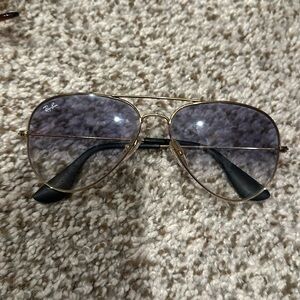 Blue radiant ray bans